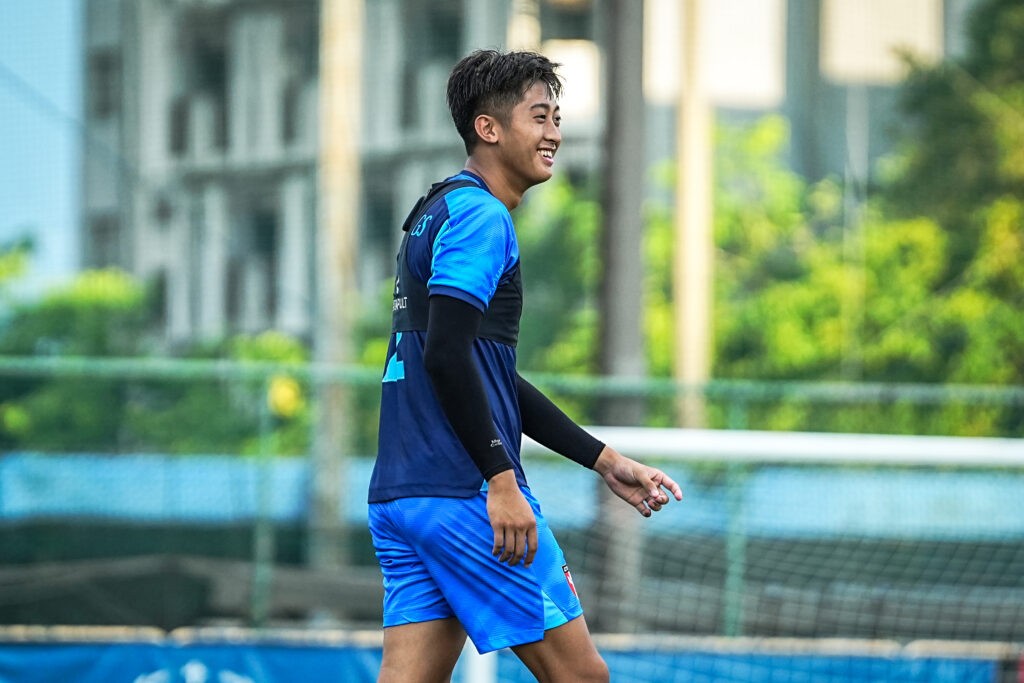 U23＆亞運培訓／從跟隨哥哥到引領同儕　黃永竣希望將中華男足經驗帶給隊友