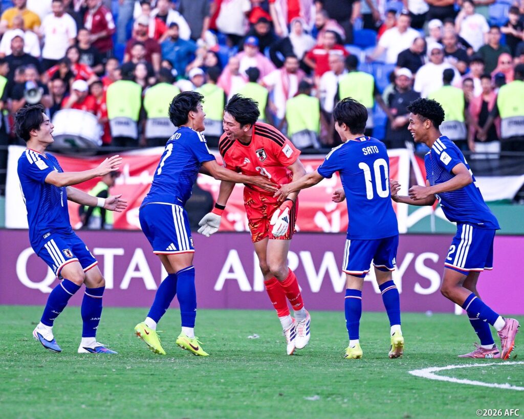 荒木琉唯PK大戰神勇救主！日本險勝約旦挺進4強　朝衛冕之路邁進